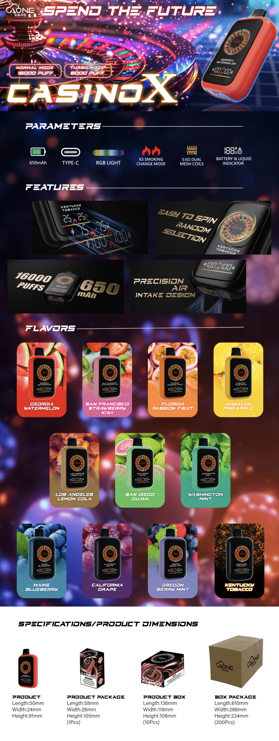 CasinoX 16000口賭場一次性俄羅斯轉盤鋼珠設計- SP2S官網LANA、ILIA 煙彈專賣｜高品質電子煙選擇